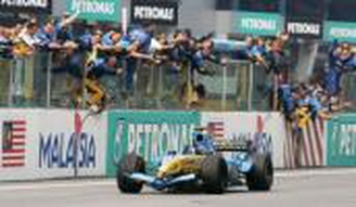 图文-F1马来西亚站阿隆索夺冠阿隆索接受欢呼